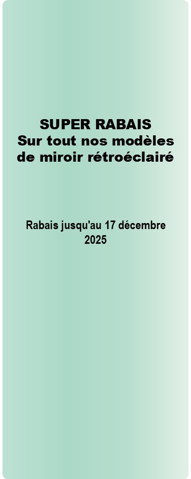 miroir rétroéclairé
